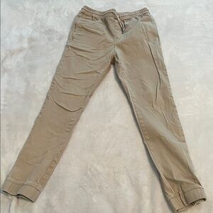 Original Use Men's Khaki Drawstring Joggers